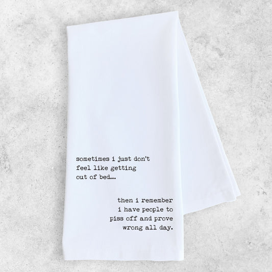 Piss Off - Tea Towel