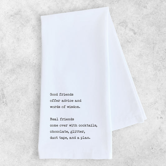 Real Friends - Tea Towel